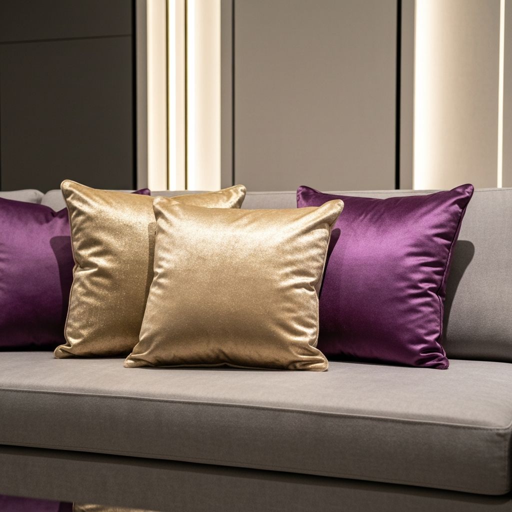 Bespoke throw pillows by The Adorable Interiors